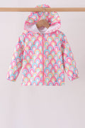 Rainbow Ruffle Raincoat