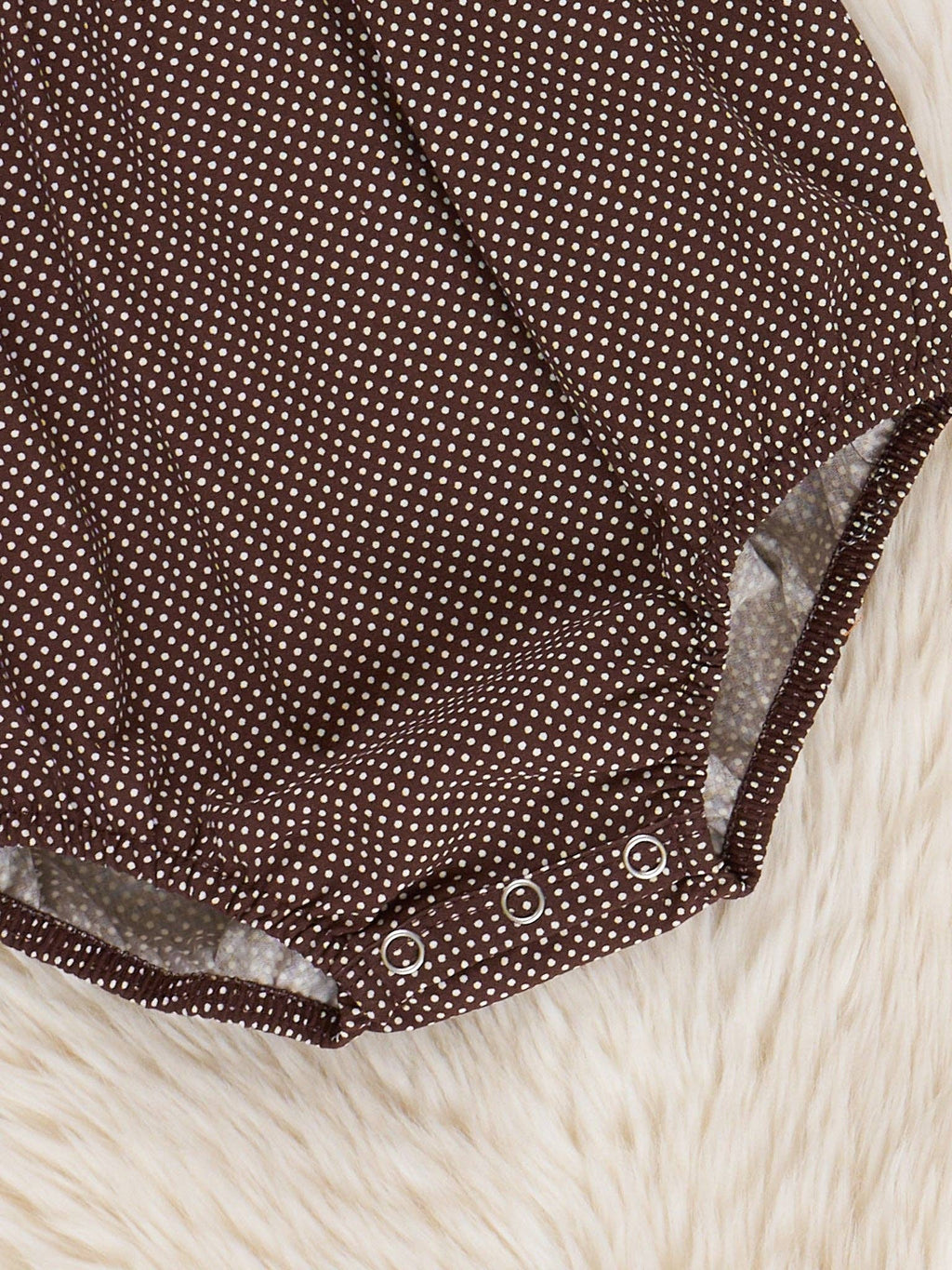Brown Smocked Pumpkin Bubble
